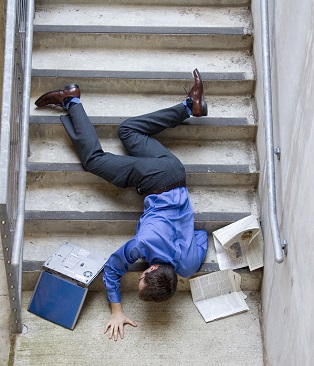 man-falling-down-stairs
