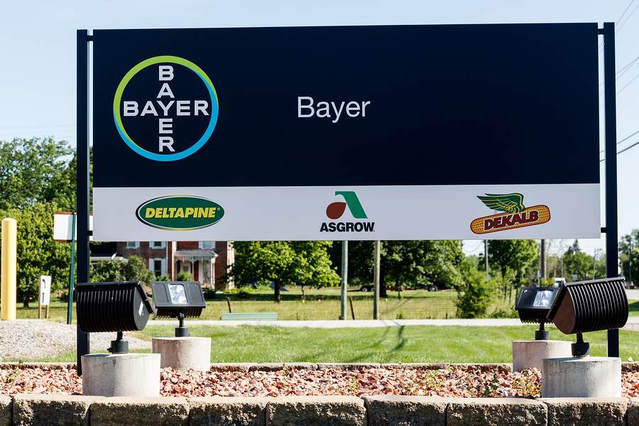 bayer sign - Roundup Weedkiller Lawsuits Near Settlement - Dolman Law Grouup