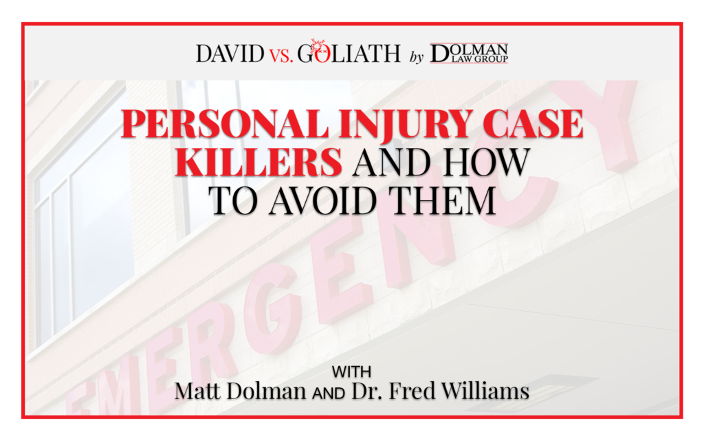 Personal Injury Case Killers And How To Avoid Them