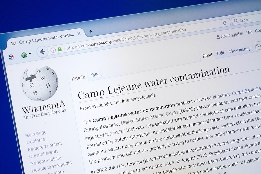 Camp Lejeune Water Contamination Timeline