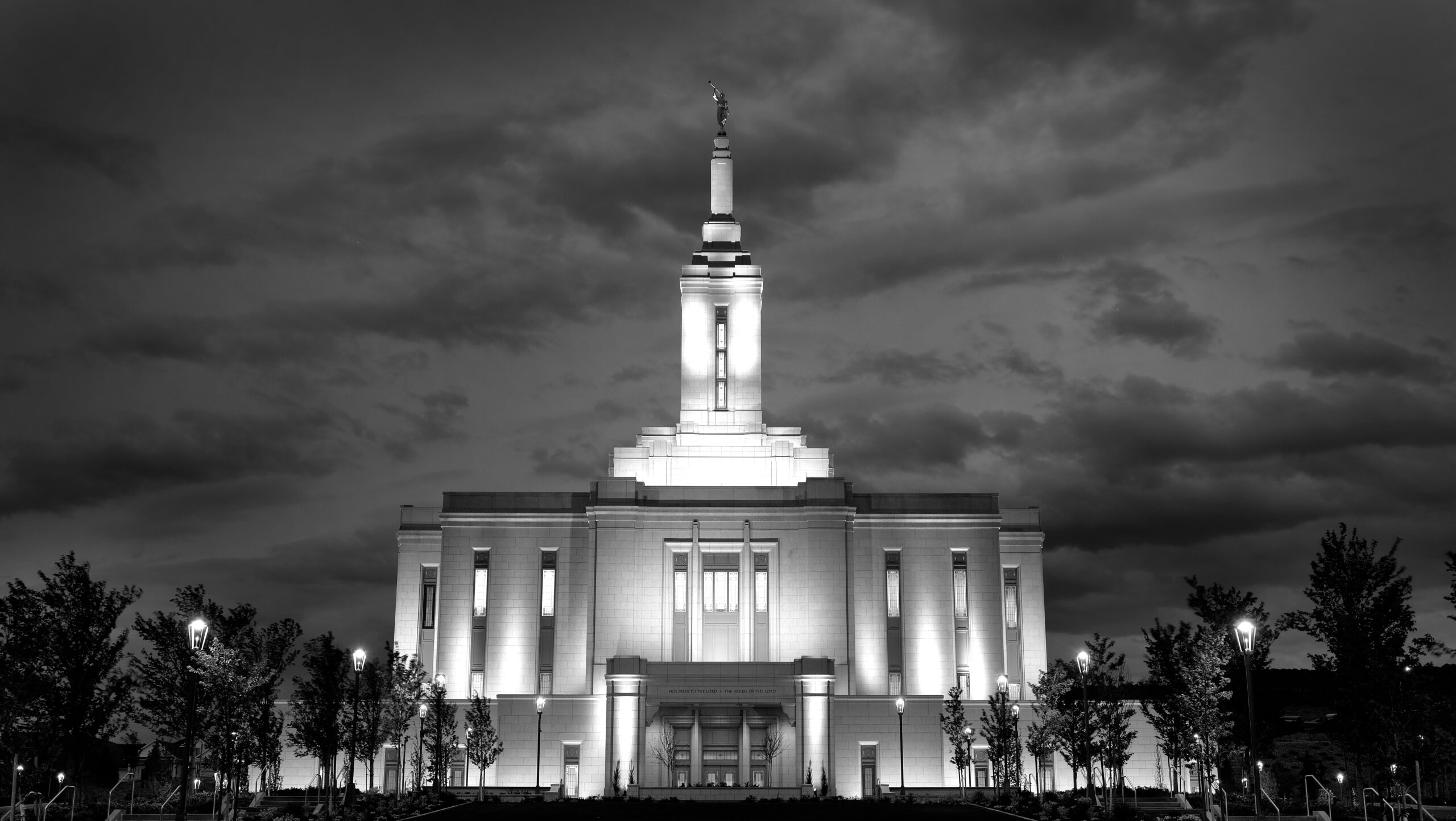Black and white photo of mormon church - Mormon Church Sexual Abuse Lawyer - Dolman Law Group