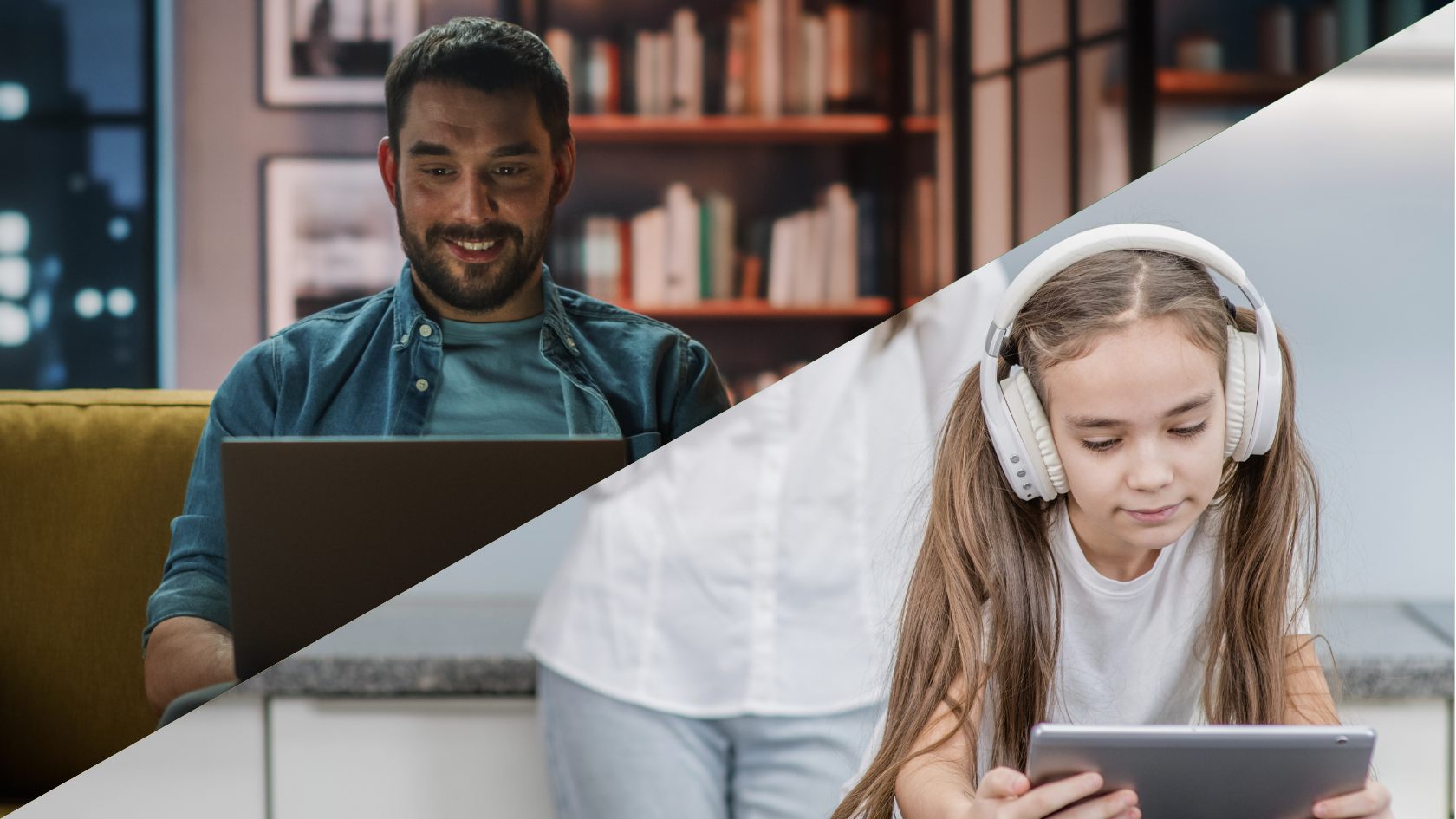 girl playing roblox split with man being creepy on computer showing parent unaware of roblox dangers - Dolman Law Group